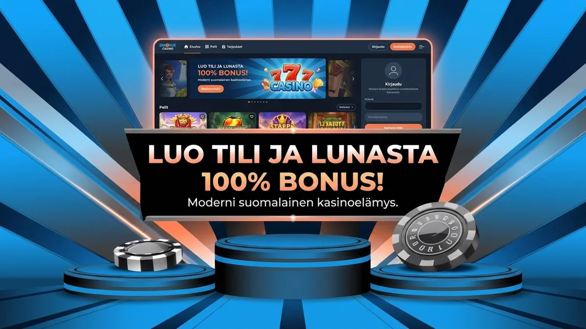 Rekisteröidy bonuksella